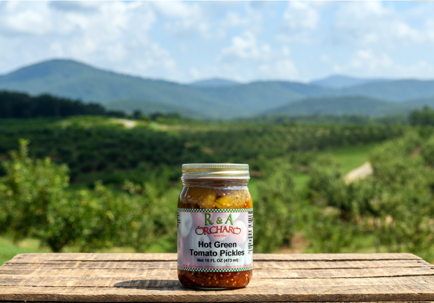 Hot Green Tomato Pickles